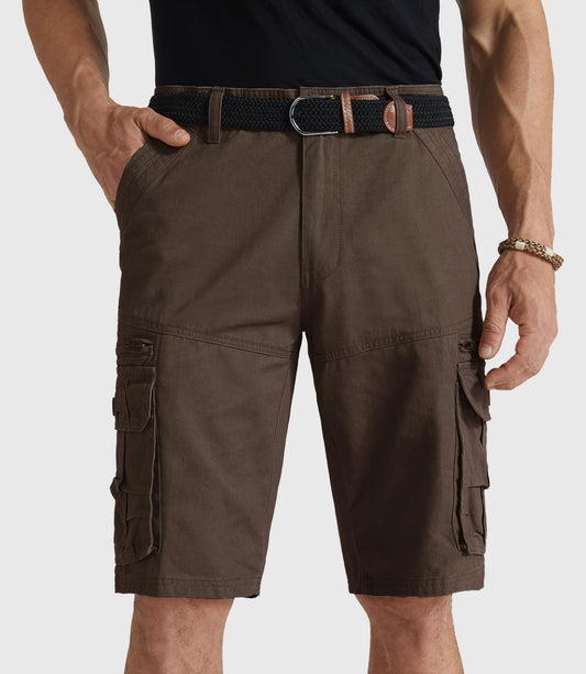 Mens Cargo Shorts Cotton Work Shorts Multi Pocket Casual Workout Shorts